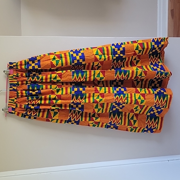 NWT OFUURE African Print Maxi Skirt - Picture 2 of 10